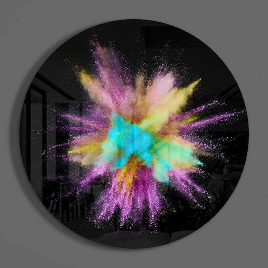 Modern Abstract Glass Wall Art