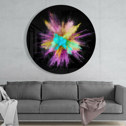 Modern Abstract Glass Wall Art