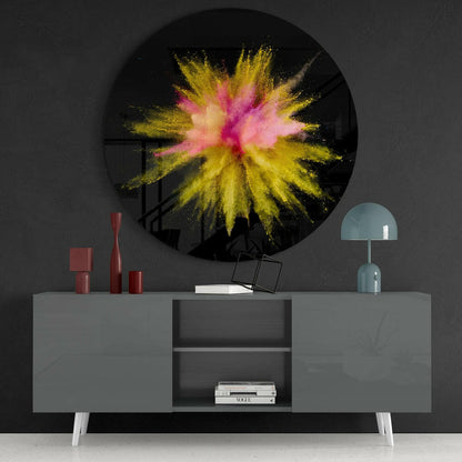 Bold Abstract Glass Wall Art