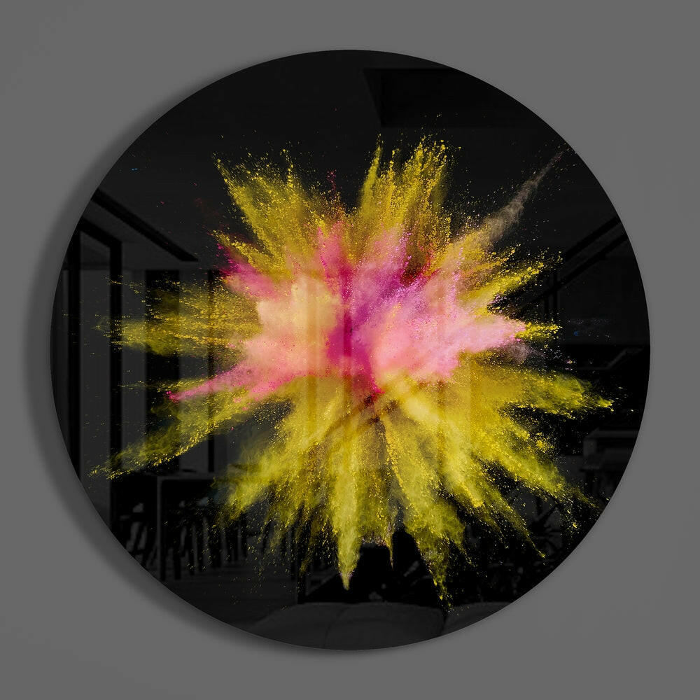 Bold Abstract Glass Wall Art