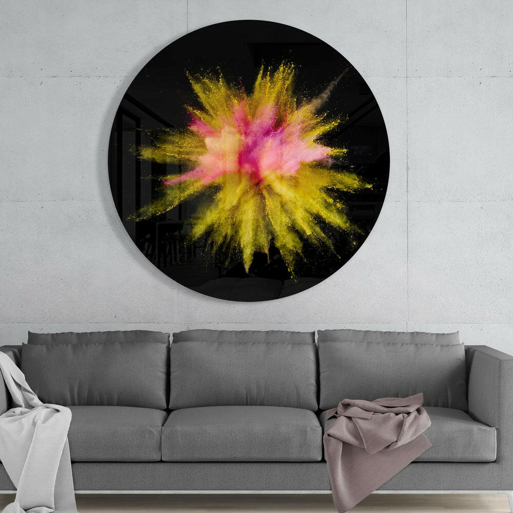 Bold Abstract Glass Wall Art