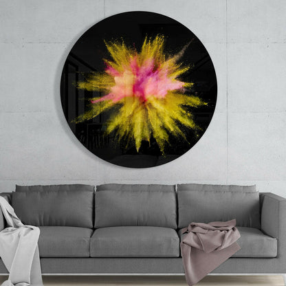 Bold Abstract Glass Wall Art