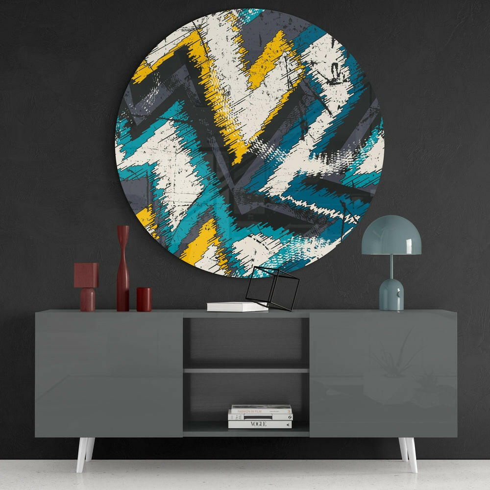 ZZZ Glass Wall Art