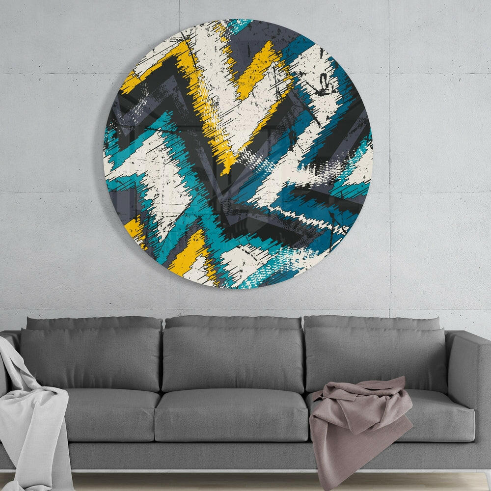 ZZZ Glass Wall Art