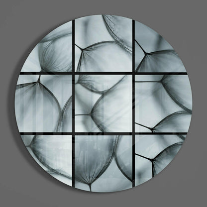 Dandelion Seed Macro Glass Wall Art