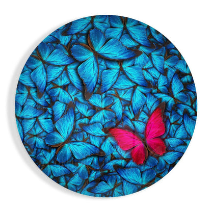Butterfly's Dream tempered glass wall art
