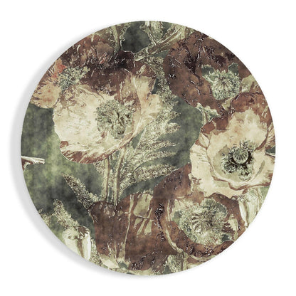 Abstract Flower glass wall art print