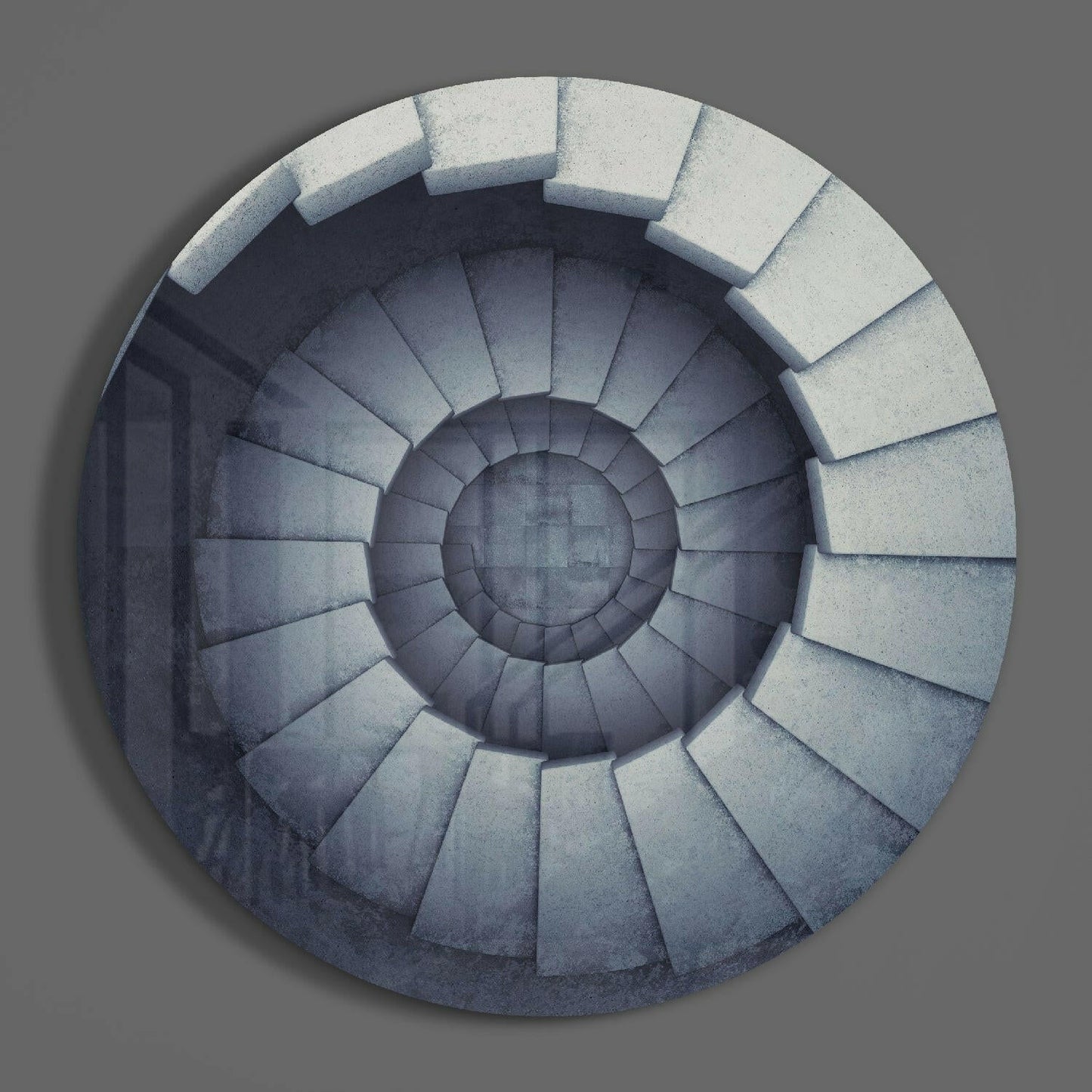 Staircase Abstract Glass Wall Art