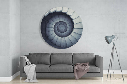 Staircase Abstract Glass Wall Art