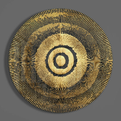 Abstract Loop Glass Wall Art