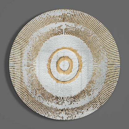 Abstract Loop Glass Wall Art