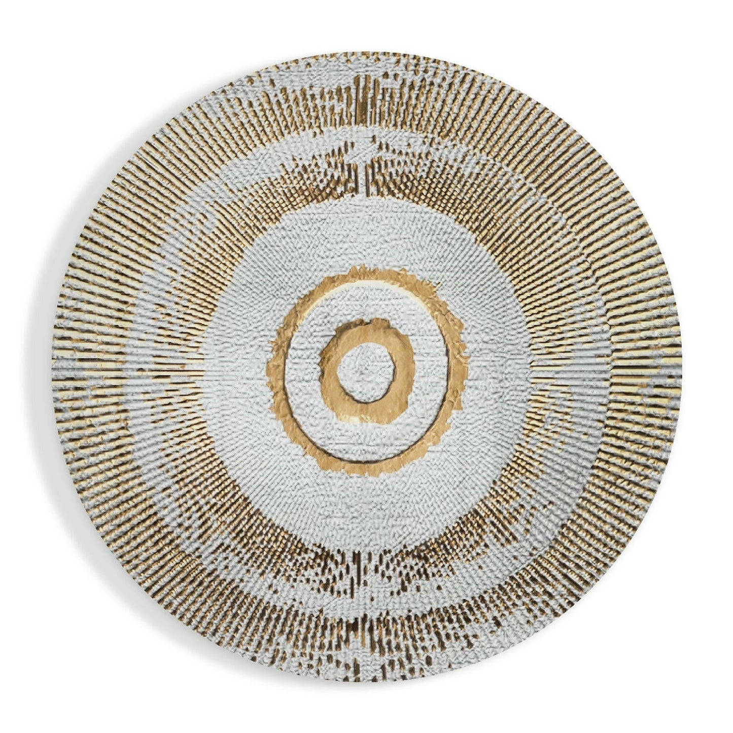 Abstract Loop glass wall art modern design