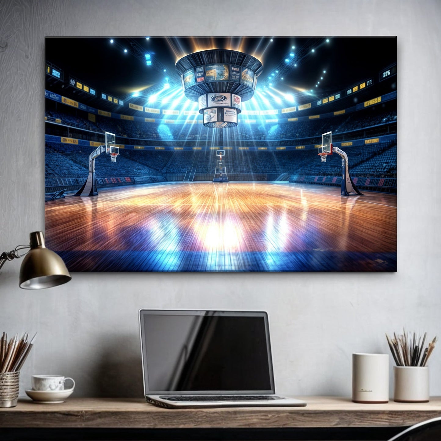 Big Dream Sports Basketball Canvas Wall Art