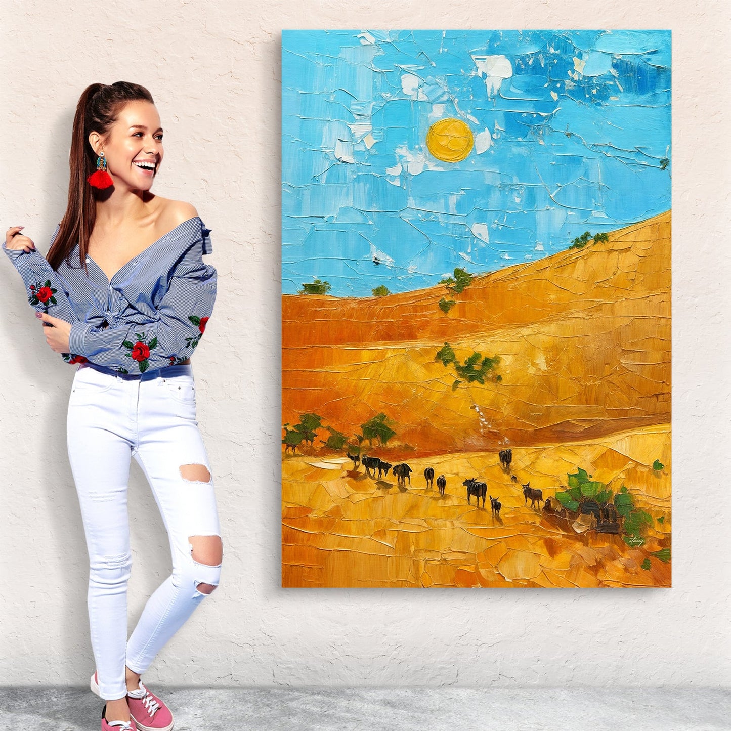 Savannah Daze Landscape Canvas Wall Art