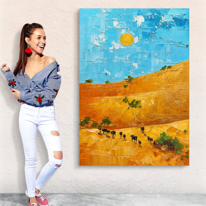 Savannah Daze Landscape Canvas Wall Art