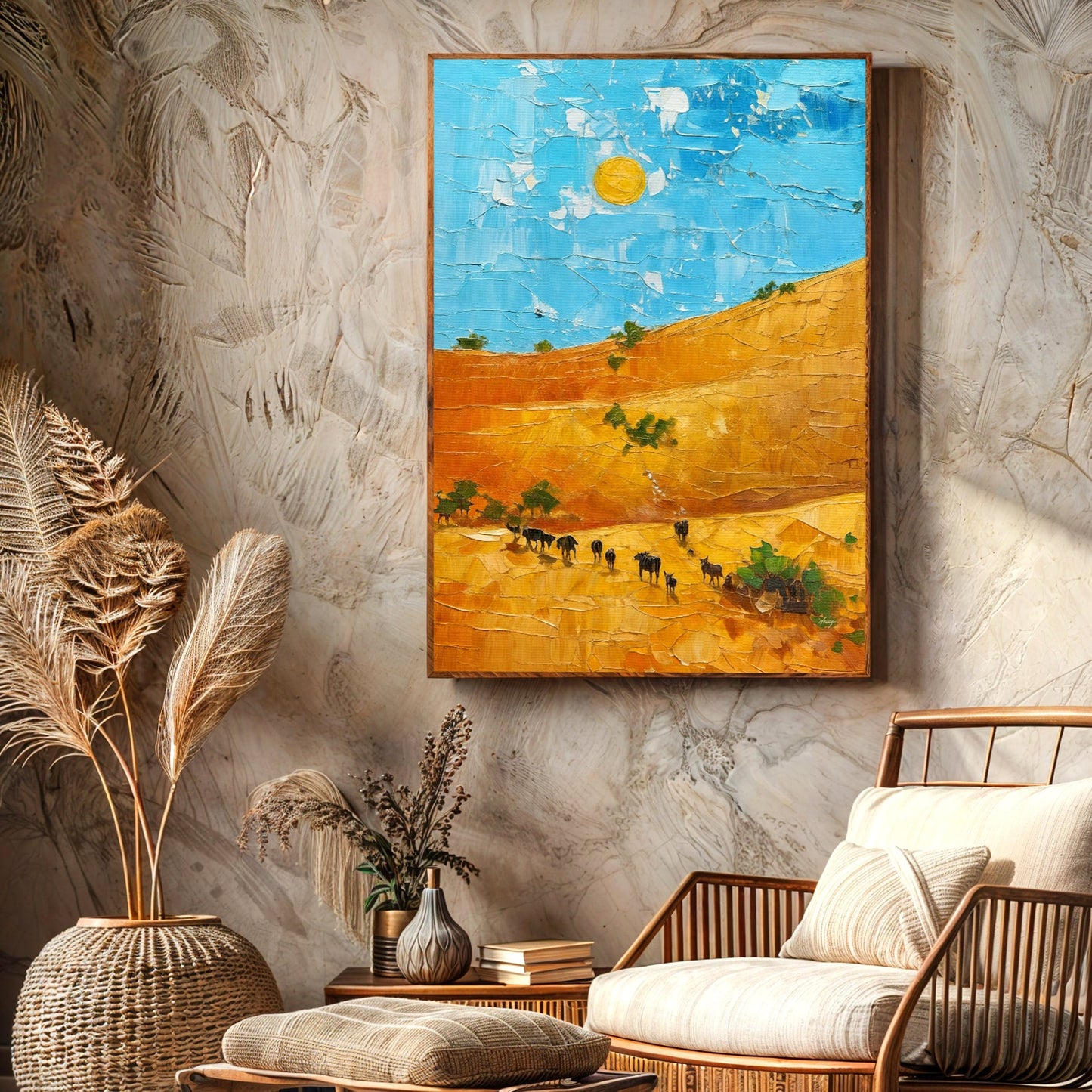 Savannah Daze Landscape Canvas Wall Art