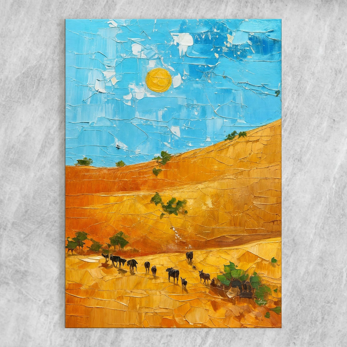 Savannah Daze Landscape Canvas Wall Art
