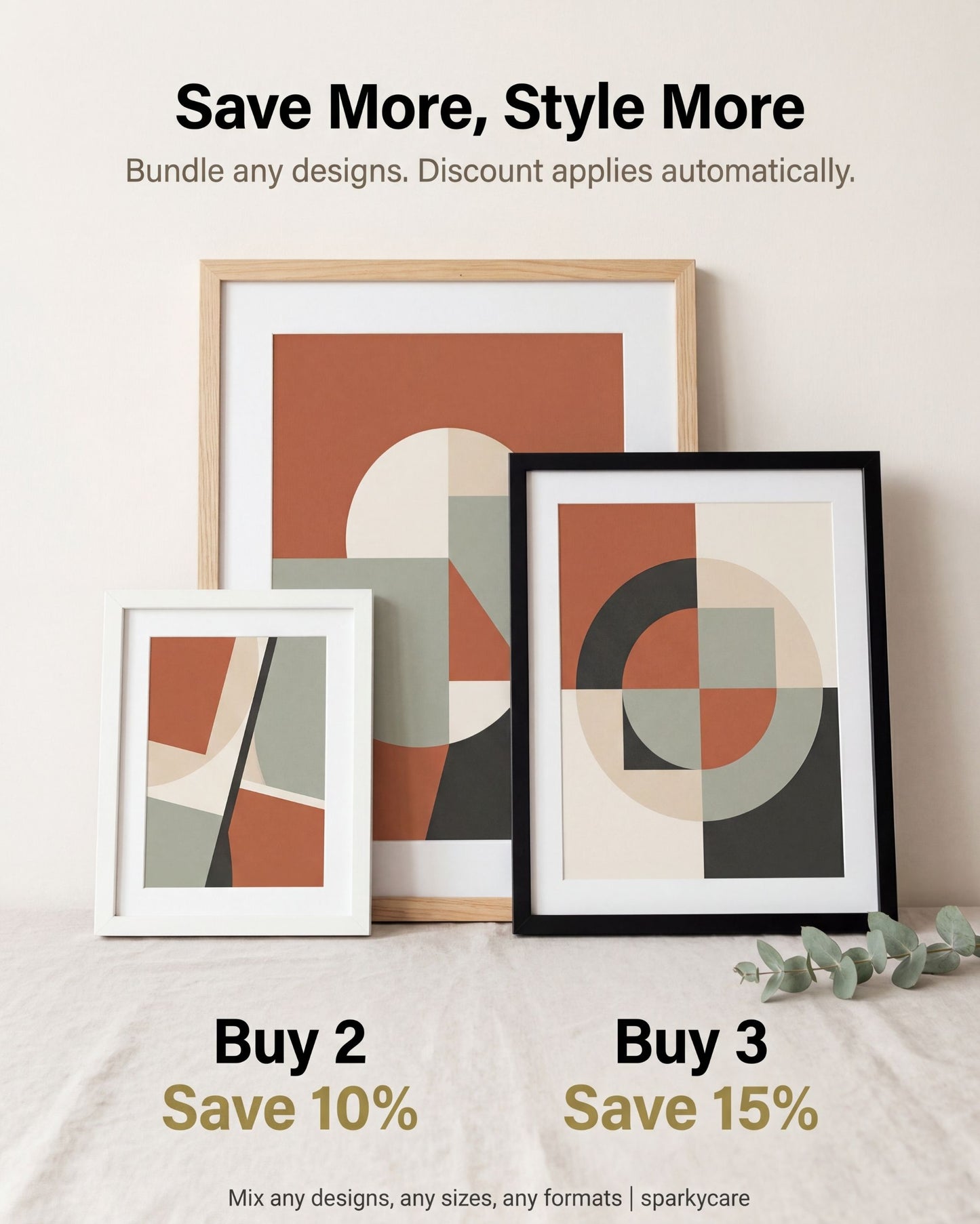 Willow Tree and Poppy Botanical 9th Anniversary Wall Art