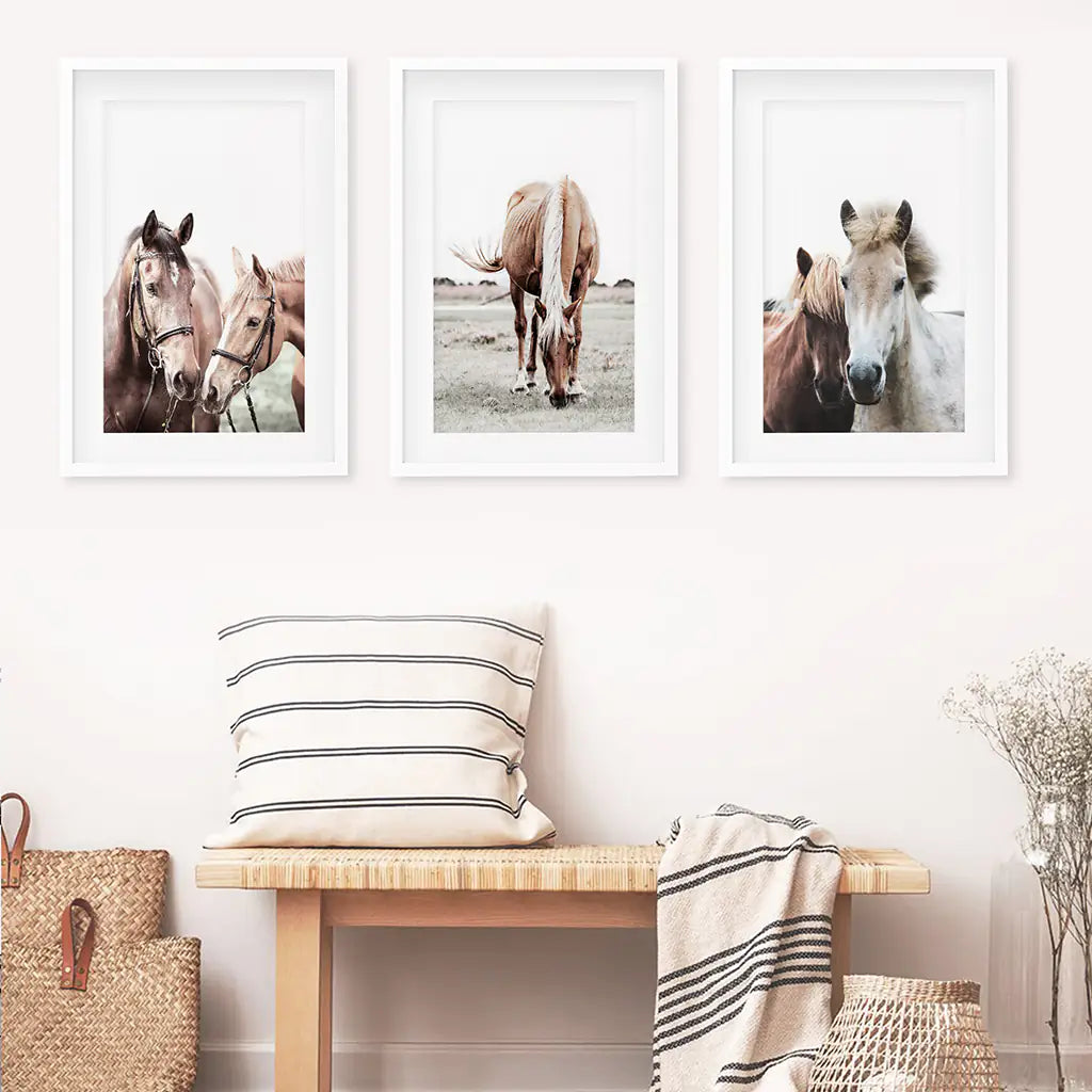 Arizona Desert Wall Art, Grand Canyon and Cactus 3 Piece Set
