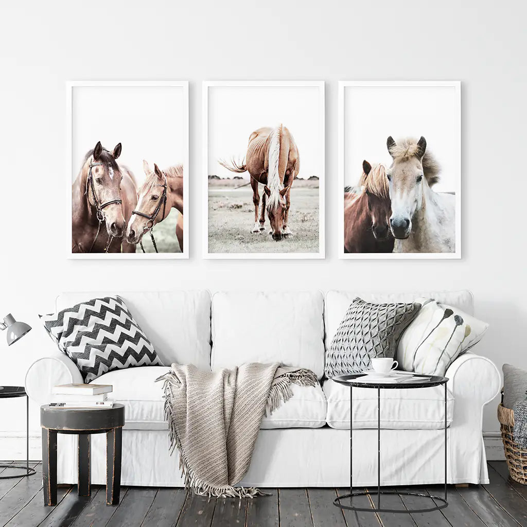 Arizona Desert Wall Art, Grand Canyon and Cactus 3 Piece Set