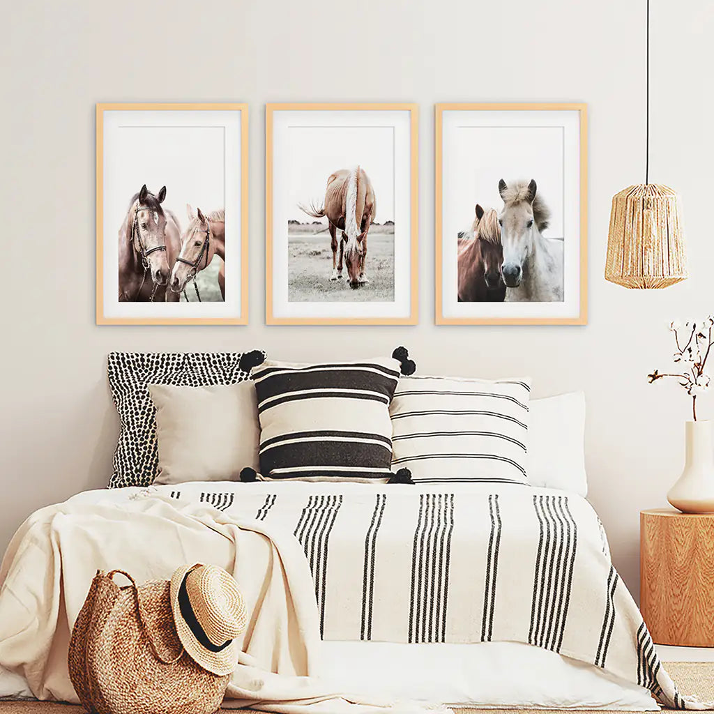 Arizona Desert Wall Art, Grand Canyon and Cactus 3 Piece Set