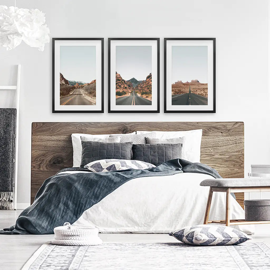 Southwest Desert Travel Wall Art Set of 3 Prints