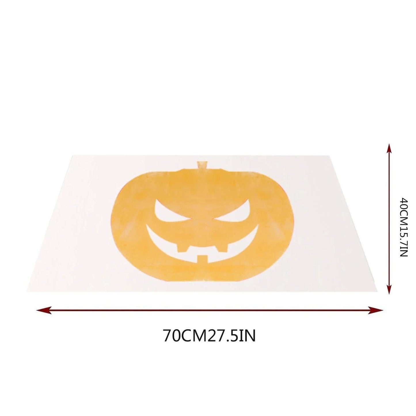 Size diagram of 70×40 cm color-changing bath mat