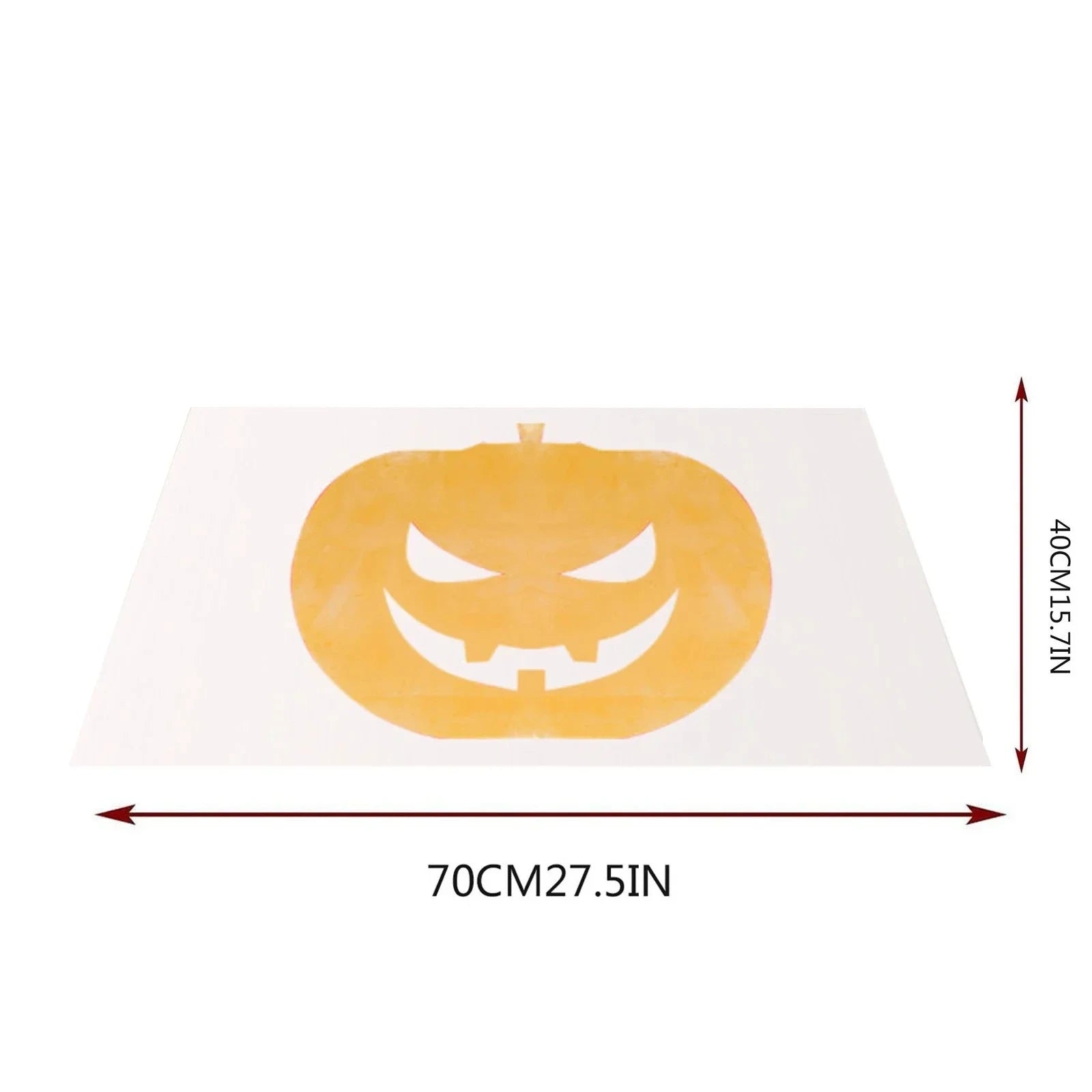 Size diagram of 70×40 cm color-changing bath mat