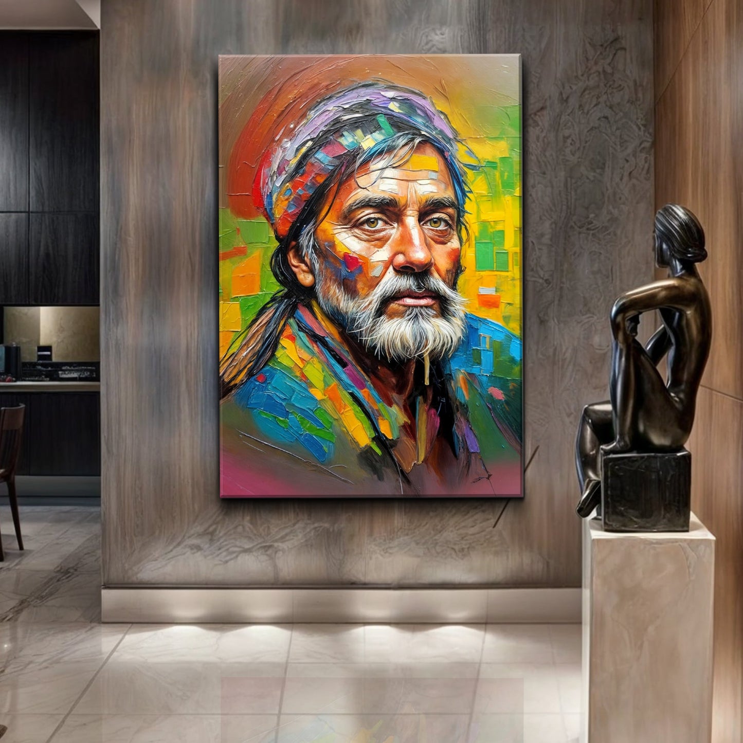 Soul Mosaic Sports Art Canvas Wall Art