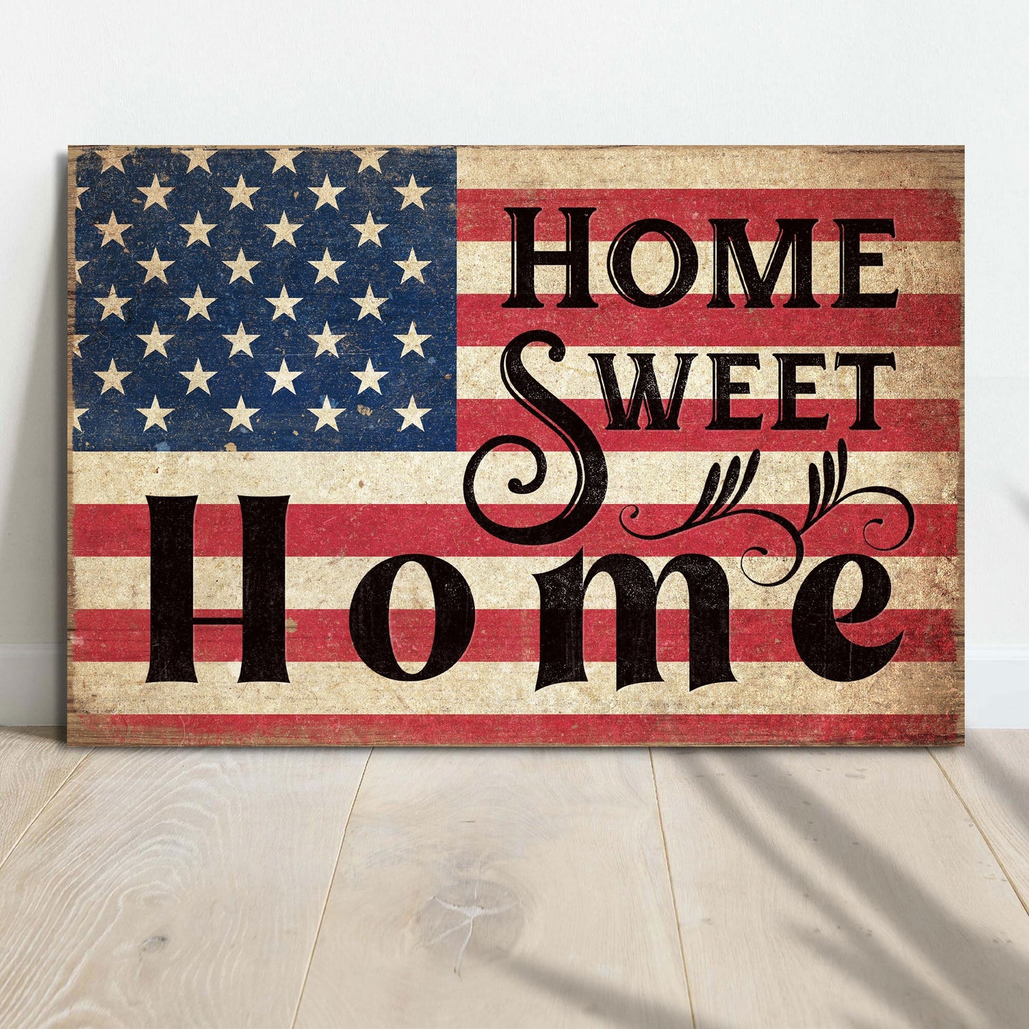Home Sweet Home Personalized Canvas Sign IV