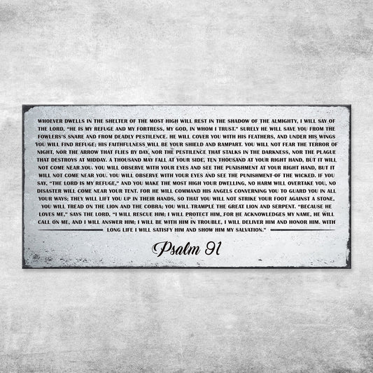 Psalm 91 Whoever Dwells in the Shelter Most High Canvas