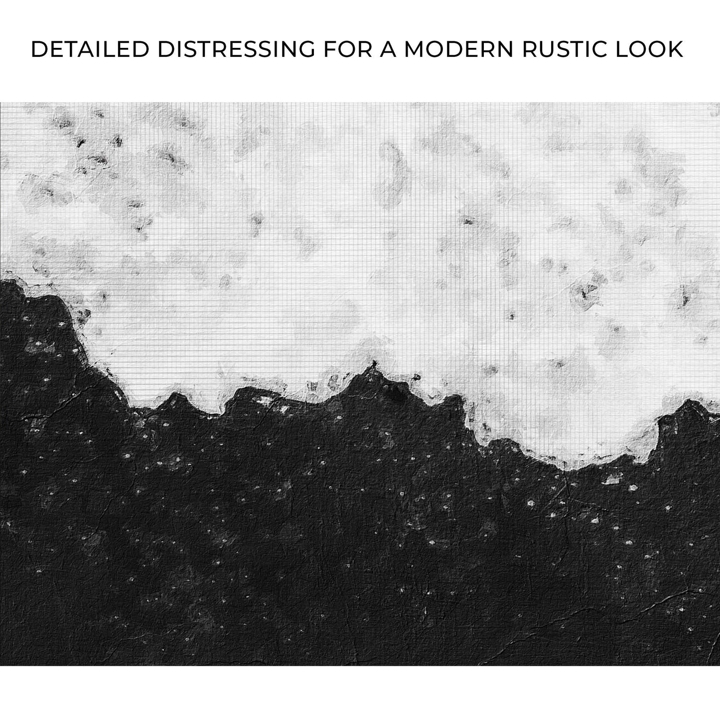 Black And White Abstract Painting Canvas Wall Art