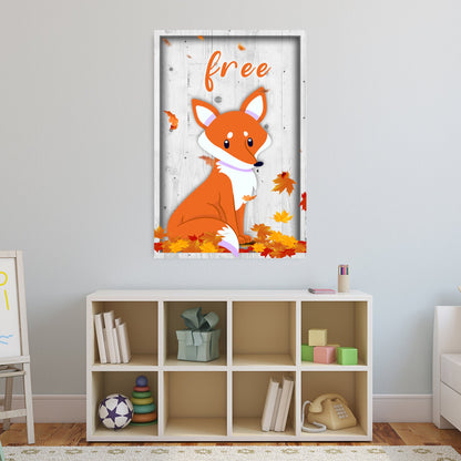 The Most Adorable Fox Canvas Wall Art