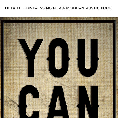 You Can Do It Motivational Canvas Wall Art