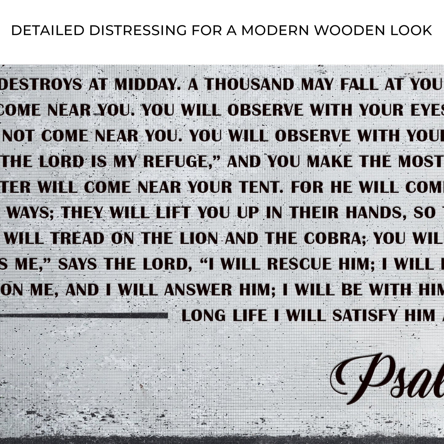 Psalm 91 Whoever Dwells in the Shelter of the Most High Canvas