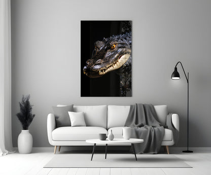 Eyes of the Swamp Glass Wall Art