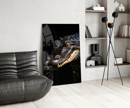 Eyes of the Swamp Glass Wall Art