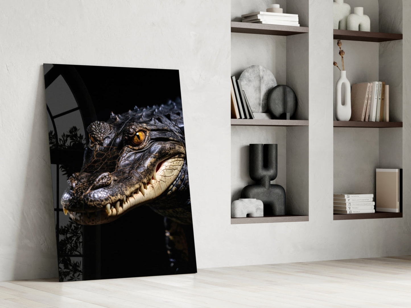 Eyes of the Swamp Glass Wall Art