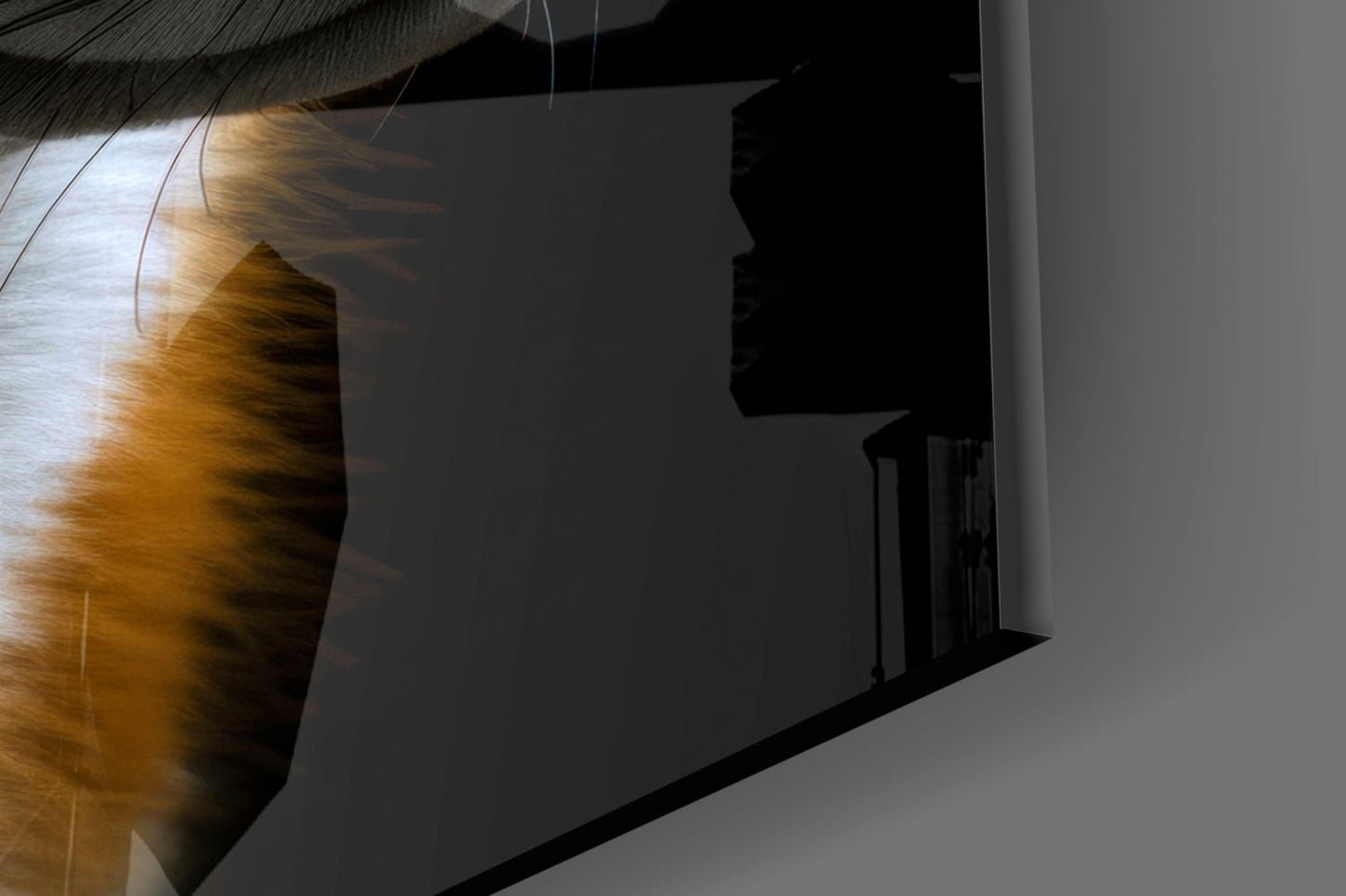 The Secret of the Fox Glass Wall Art