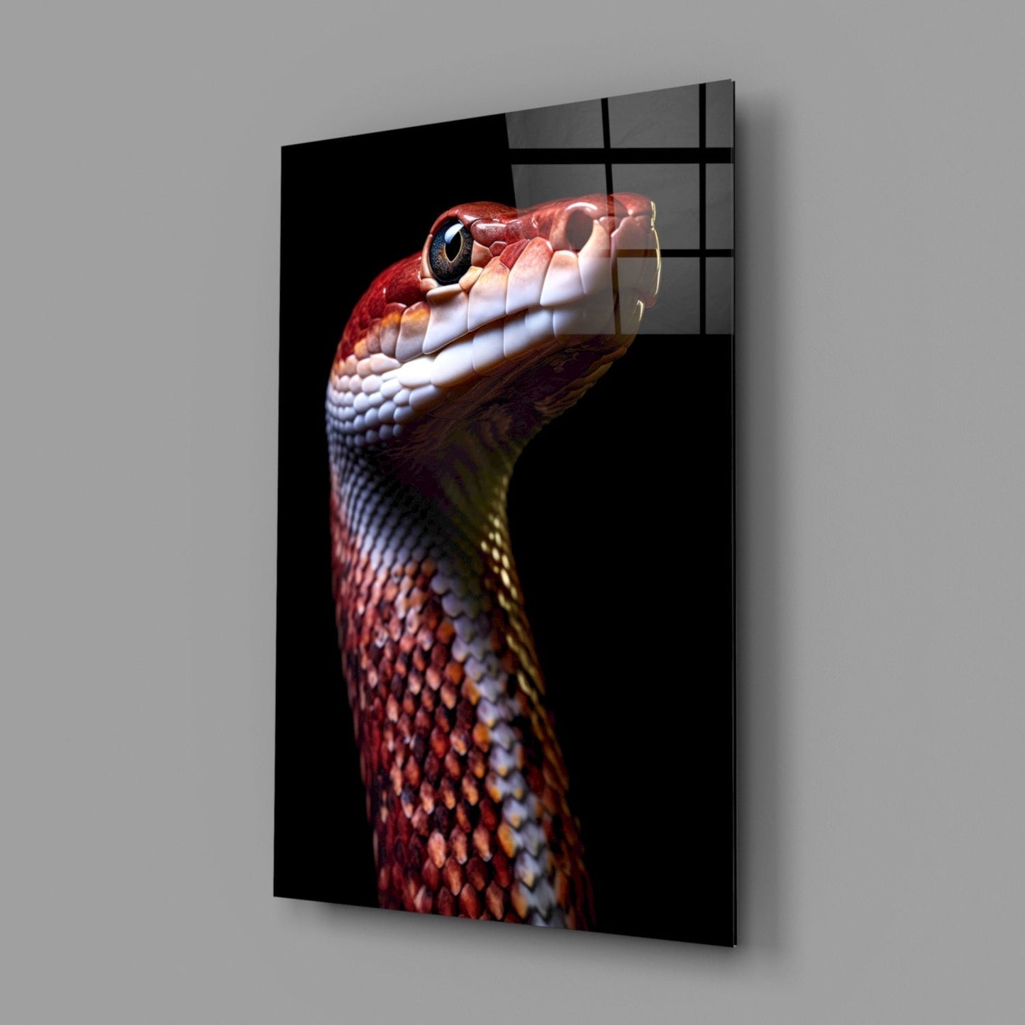 Eyes of the Fiery Serpent Glass Wall Art