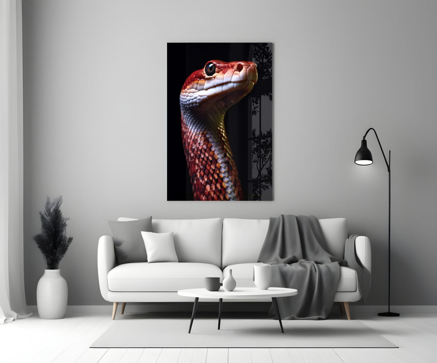 Eyes of the Fiery Serpent Glass Wall Art