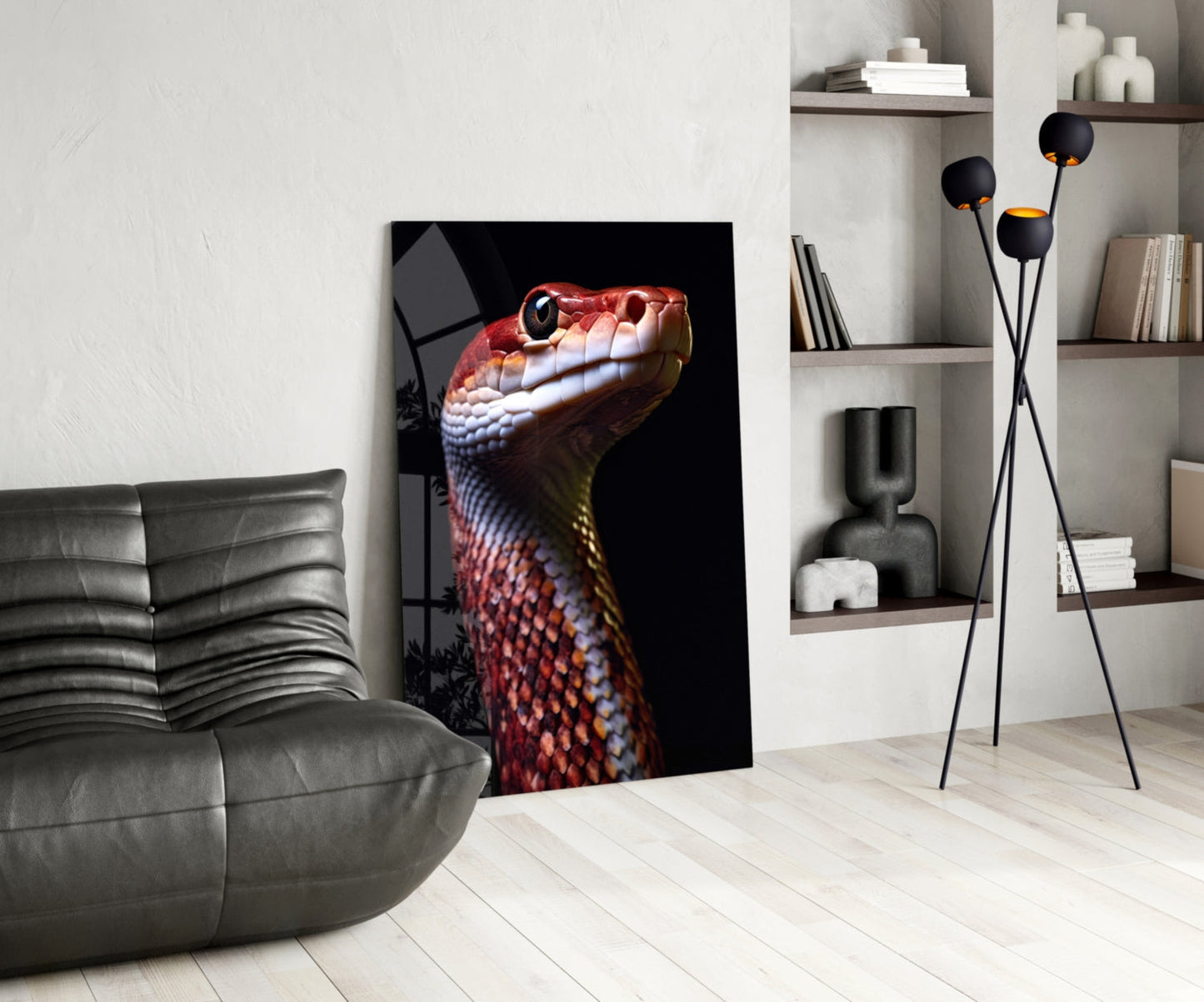 Eyes of the Fiery Serpent Glass Wall Art