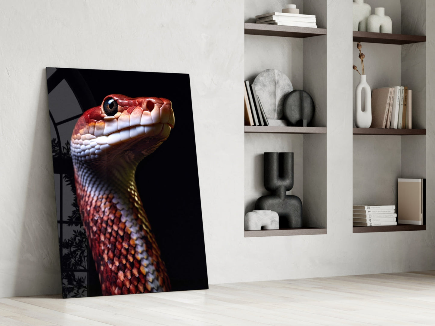 Eyes of the Fiery Serpent Glass Wall Art