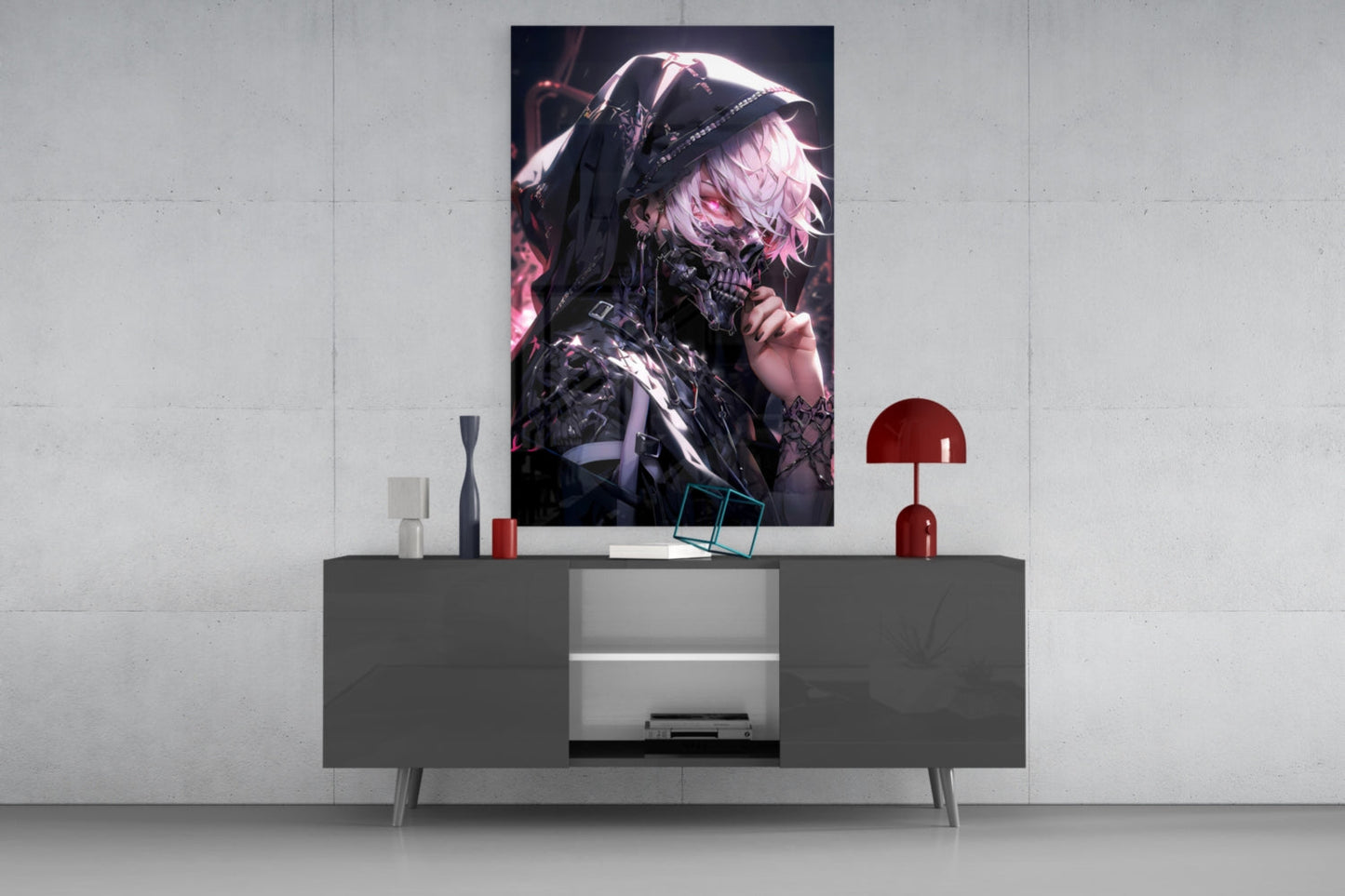 Shadow Queen Glass Wall Art