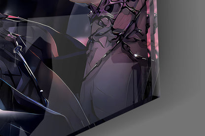 Shadow Queen Glass Wall Art