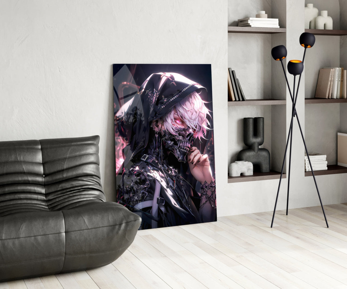 Shadow Queen Glass Wall Art