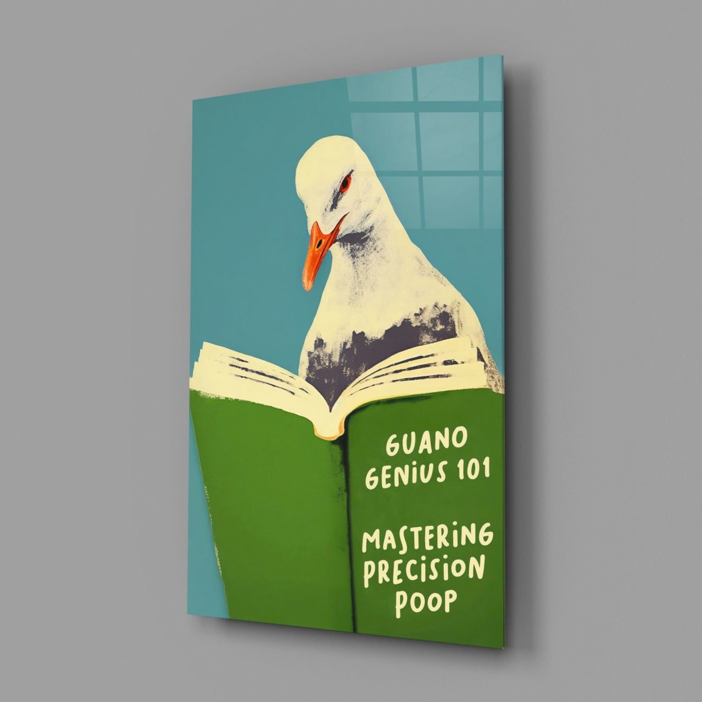 Seagull Science Glass Wall Art