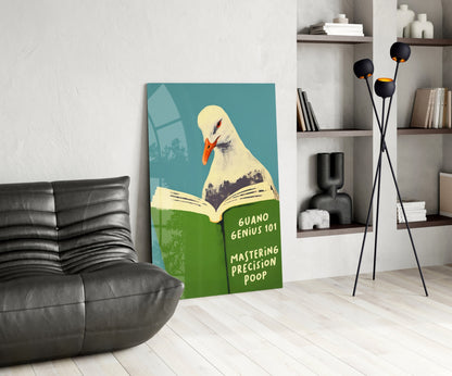 Seagull Science Glass Wall Art