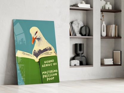 Seagull Science Glass Wall Art