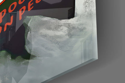 Educated Seagull Glass Wall Art